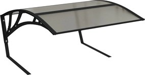 vidaXL Garáž pre robotickú kosačku čierna 80x101x46 cm