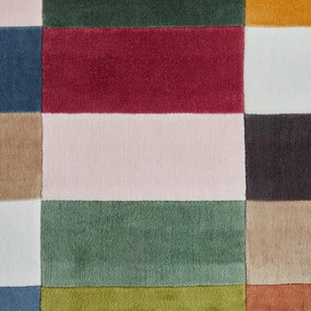 CHECKER VELVET Vankúš 40 x 70 cm – mix farieb