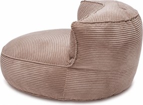 Sedací vak Milo s penovou výplňou a operadlom – menčester | MOOD Farba MOOD: Ružový