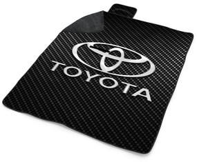 Sablio Plážová deka Toyota Carbon: 200x140 cm