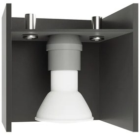 Sollux SL.0567 - Bodové svietidlo QUAD 1 1xGU10/10W/230V antracit