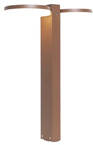 Stojaca vonkajšia lampa hrdzavohnedá 50 cm vrátane LED 2-svetlo IP44 - Esmee