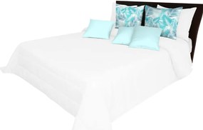 Biely prehoz na posteľ s prešívaním Šírka: 75 cm | Dĺžka: 220 cm