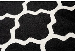 Kusový koberec Berda čierny atyp 80x250cm