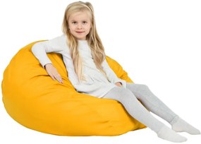 Sedací vak SAKO svetložltý ekokoža