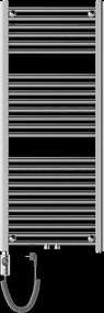 Mexen Mars, elektrické vykurovacie teleso 1200x500 mm + vykurovacia tyč 600 W, chrómová, W110-1200-500-2600-01