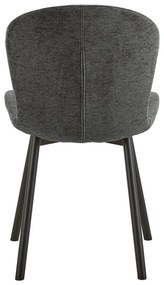 Tmavosivá jedálenská stolička Esra – Actona