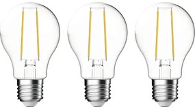 LED žiarovka A60 E27 / 4,5 W (40 W) číra 470 lm 2700 K bal. - 3 ks