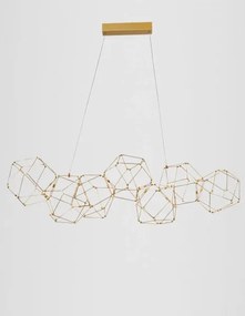 LED luster Nebula 108 zlaté