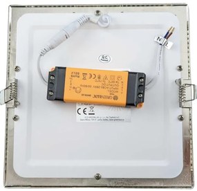 LED Kúpeľňové podhľadové svietidlo VEGA LED/18W/230V 3800K 22,5 cm IP44