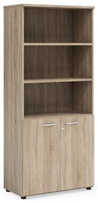 Vysoká skriňa Praktik 80 x 40 x 182,1 cm, dub sonoma