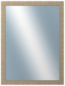 DANTIK - Zrkadlo v rámu, rozmer s rámom 60x80 cm z lišty Golf Champagne (2490)