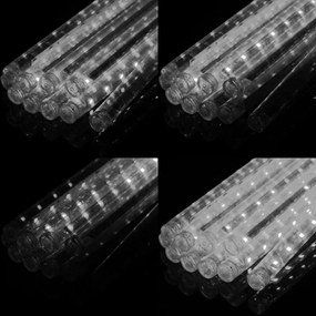Vianočné osvetlenie - padajúci sneh, 240 LED, studeno biele