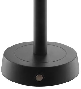 Brilliant - LED stmievateľná nabíjateľná dotyková stolná lampa RAZOR LED/2,5W/5V 2700K IP44 čierna