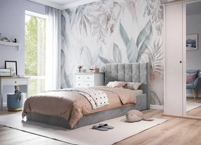 PAULI 80X200 ČALÚNENÁ JEDNOLÔŽKOVÁ POSTEĽ S ÚLOŽNÝM PRIESTOROM