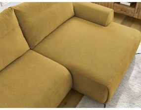 Okrovožltá rohová pohovka Aden – Bobochic Paris