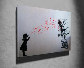 Obraz na plátne Astronaut love WY05 50x70 cm