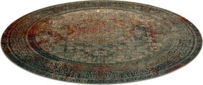 Koberec OMEGA MAMLUK rozeta smaragdový kruh