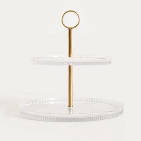 Etažér LYNN dvojposchodový 762185