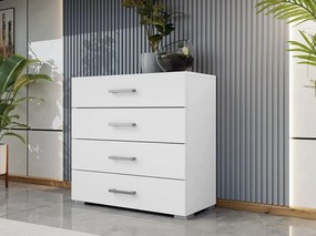 Úzka komoda so šuplíkmi BOERNE - biela