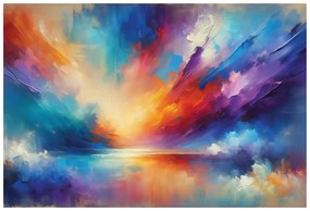 Samolepiaca tapeta dúhové abstraktné nebo