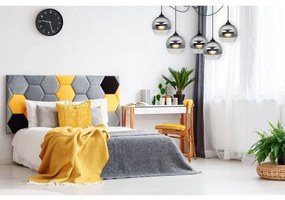 Závesné svietidlo Bergen Spider, 5x chrómové/transparentné sklenené tienidlo (fi 15cm)