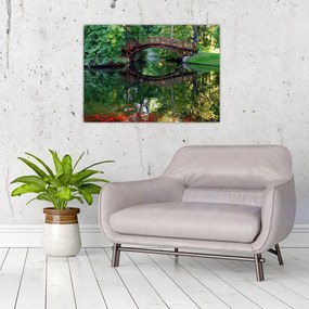 Sklenený obraz rieky (70x50 cm)