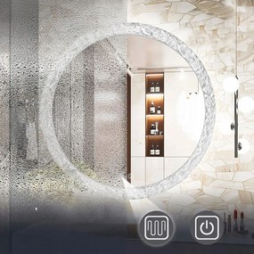 Tutumi Tutumi, LED krištáľové zrkadlo 60cm, model 107, HOM-02700