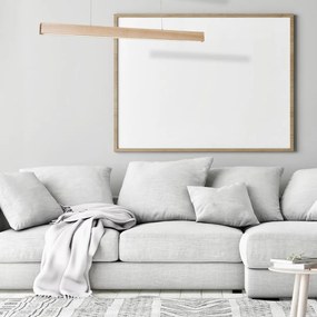 Závesné LED svietidlo Timber, 1x LED 18w, 3000k, drevo