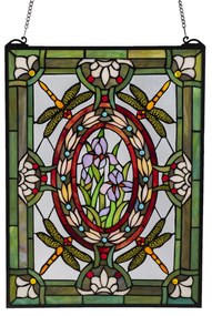 Dekorácia vitrážový panel GARDEN 46*61