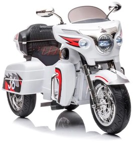 Nabíjacia trojkolesová motorka Goldwing White