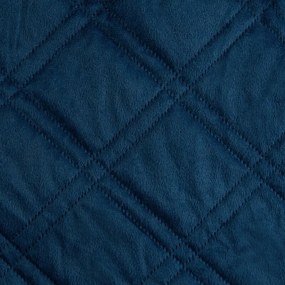 Dekorstudio Zamatový prehoz na posteľ LUIZ8 v granátovomodrej farbe Rozmer prehozu (šírka x dĺžka): 220x240cm