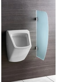 Sapho - Deliaca stena pre pisoáre 40x80 cm matné sklo