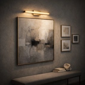 Toolight Toolight, LED nástenné svietidlo 42cm, 6W, 4000K, 500lm, APP1851-1W, zlatá matná, OSW-66005