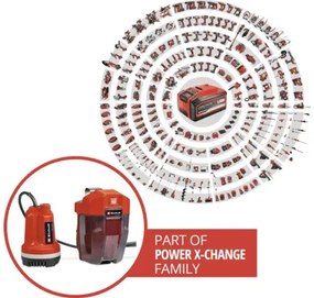 Ponorné čerpadlo Einhell Power X-Change GE-PP 18 RB Li bez aku a nabíjačky