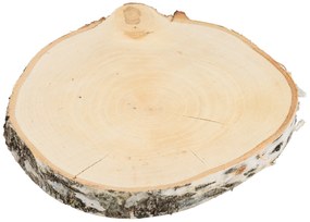 ČistéDrevo Drevená podložka z kmeňa brezy 24-28 cm