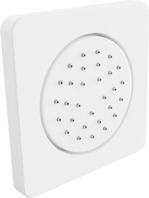 Mexen - podmietková sprchová tryska, štvorcová, 130x130 mm, biela, 79366-20