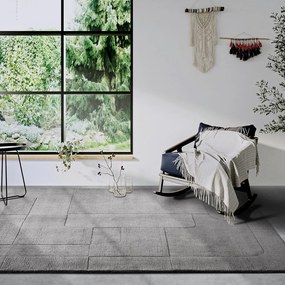 Sivý ručne tkaný vlnený koberec 190x280 cm Charlotte – Villeroy&amp;Boch