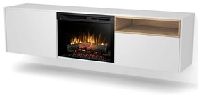 Elektrický krb Tecero 26" biely/dub