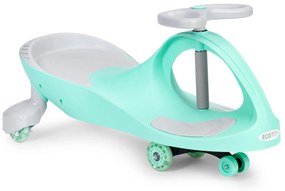 Detské odrážadlo s LED kolesami, zelené, ECOTOYS
