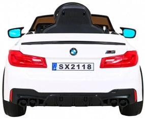 Elektrické vozidlo s funkciou drift BMW M5 DRIFT biele