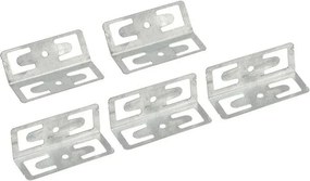 Kovový rohový regál 180x70x40-70 cm, 5 políc, nosnosť 875 kg