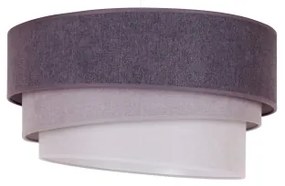 Duolla - Luster na lanku TRIO 1xE27/15W/230V pr. 45 cm antracit/šedá/biela