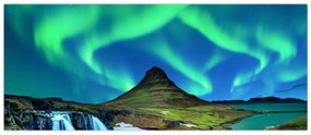 Obraz - Kirkjufell, Island (120x50 cm)