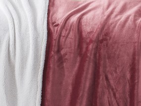 XPOSE® Mikroplyšová deka Exclusive s baránkom - staroružová 140x200 cm