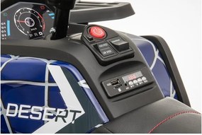 LEAN CARS Nabíjateľná štvorkolka XMX607 Spider Blue Paint