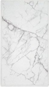 Koberec PRINT 3 sivý / biely