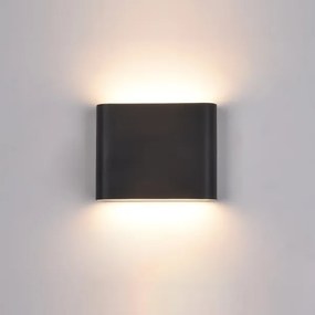 ITALUX PL-206B - LED Vonkajšie nástenné svietidlo ROMANO LED/6W/230V 3000K