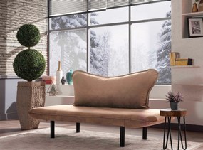 Dvoumístná pohovka Chatto 150 cm světle hnědá
