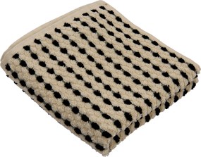 XXXLutz UTERÁK NA RUKY, 50/100 cm, čierna, écru Dieter Knoll - Kúpeľňový textil - 006792015904